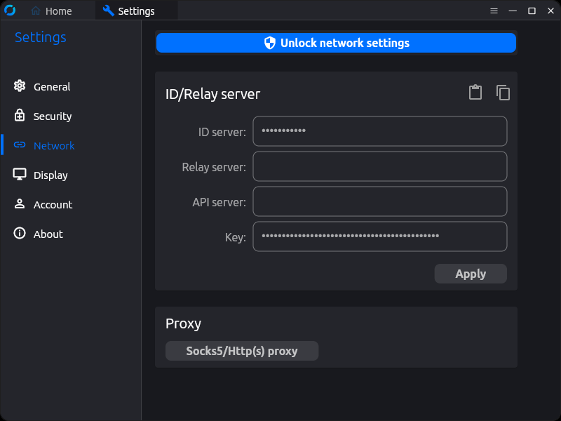 Unlock network settings on Linux